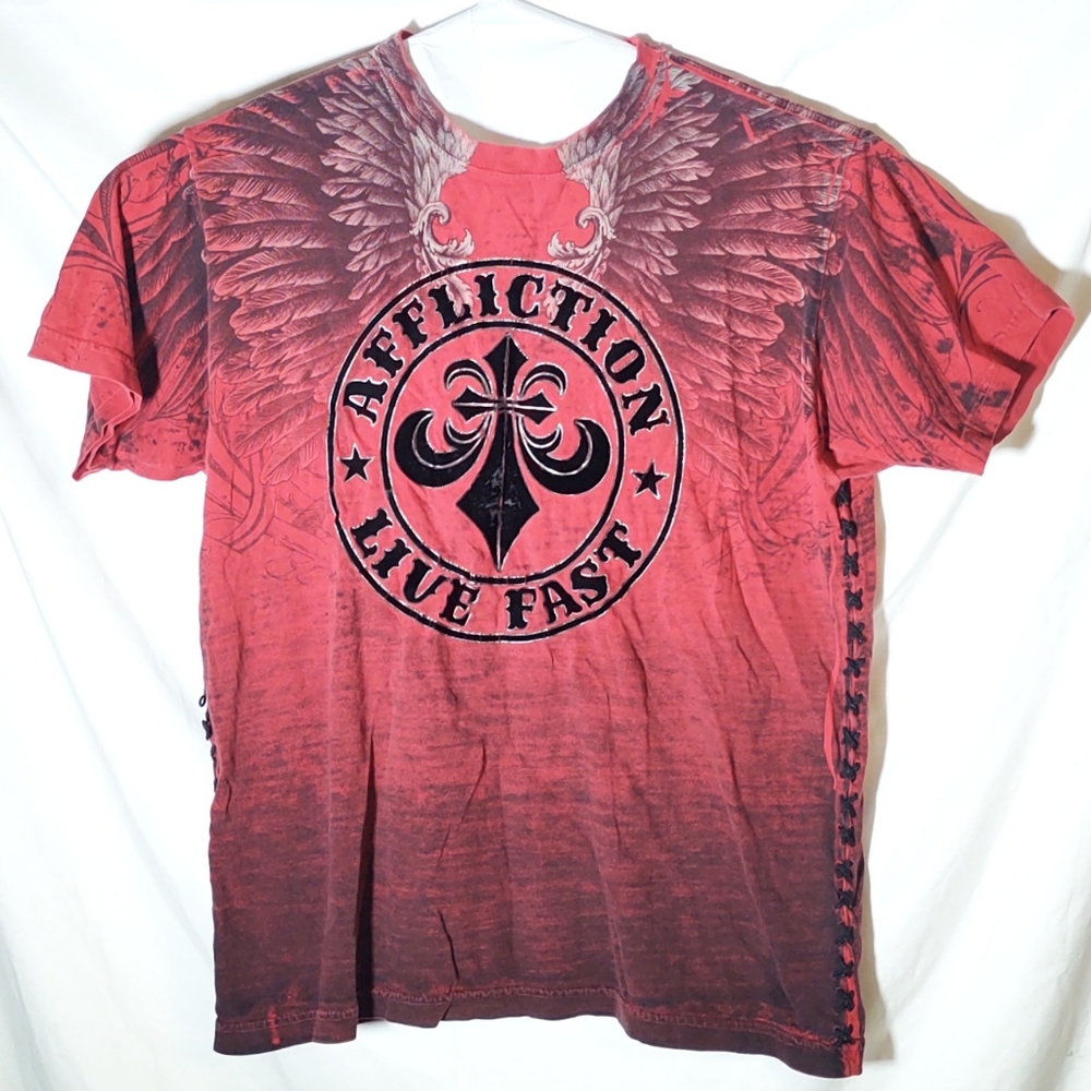 Affliction Live Fast Mens Shirt